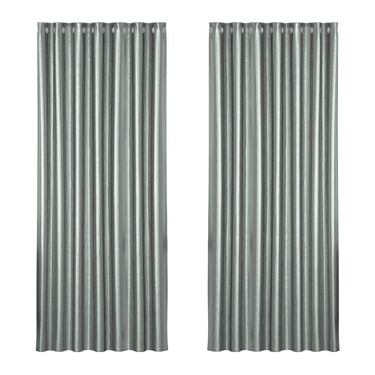 Artiss 2X Blockout Curtains Eyelet 240x230cm Grey Shine